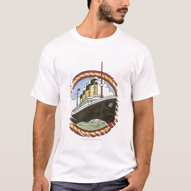 Illustration of Titanic T-Shirt (Front)