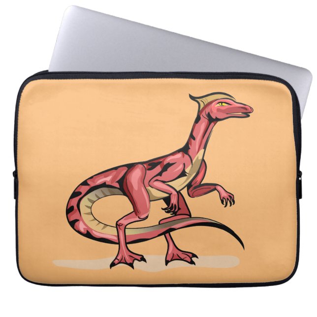 Illustration Of Velociraptor. Laptop Sleeve (Front)