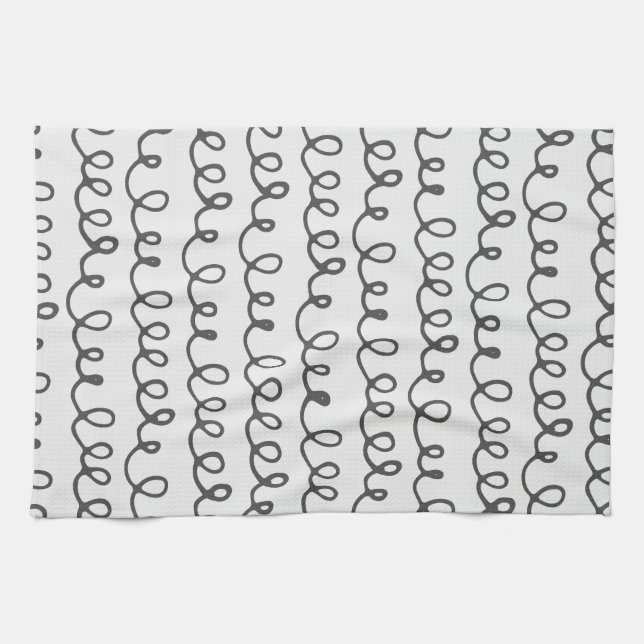 Illustration Pattern Beautiful Colour / Design Tea Towel (Horizontal)