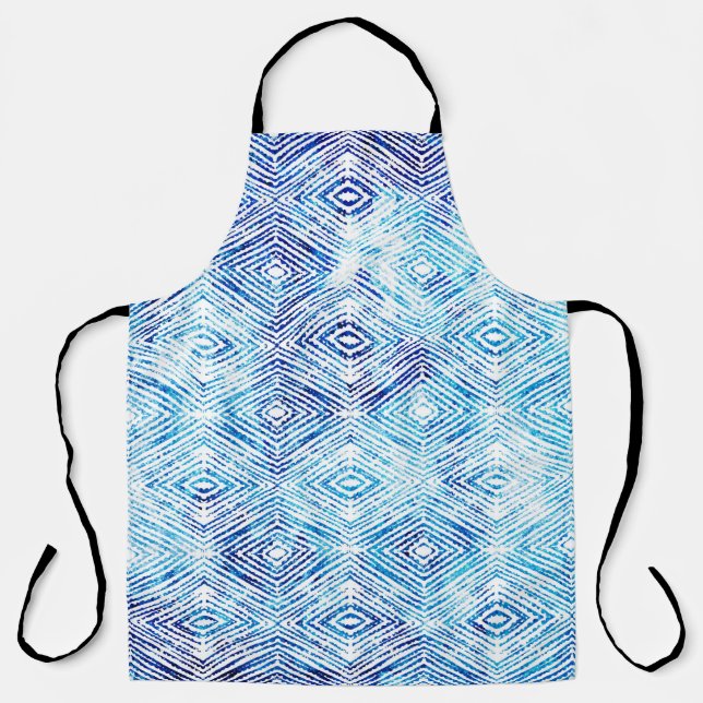 Illustration seamless boho geometric pattern isola apron (Front)
