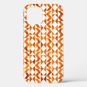 Illustration seamless boho geometric pattern isola iPhone 12 case