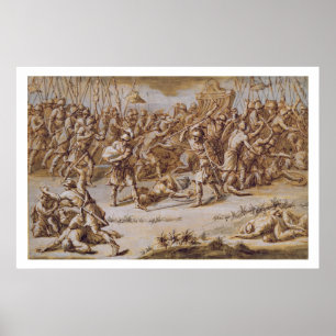 Illustration to 'The Iliad', 1760s (pen & ink, was Poster