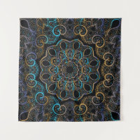illustration vintage background. Mandala. Indian d
