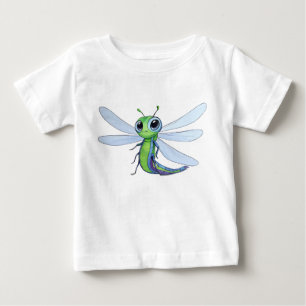 Illustration with a cartoon dragonfly baby T-Shirt