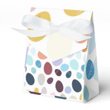 Illustration with gradient coloured eggs.