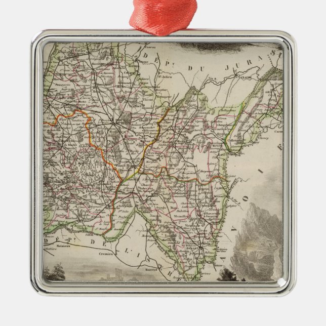 Illustrations, landscapes metal tree decoration (Front)