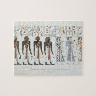Illustrations of hieroglyphics from the Tombs of t Jigsaw Puzzle