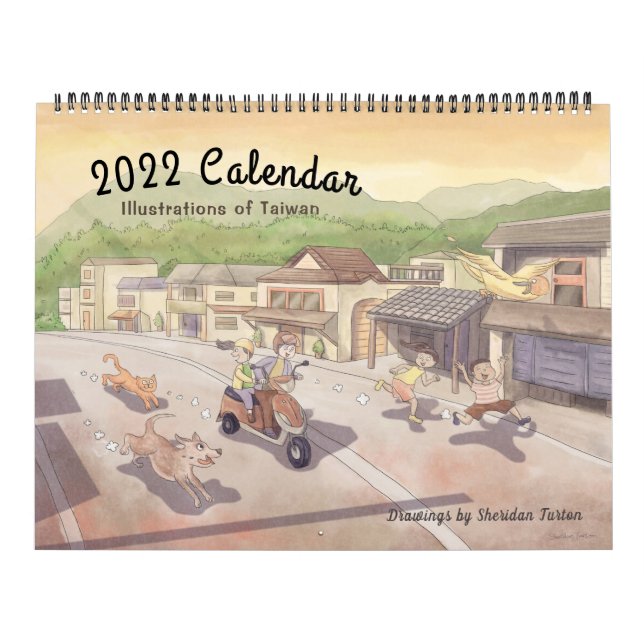 Illustrations of Taiwan Calendar (Cover)