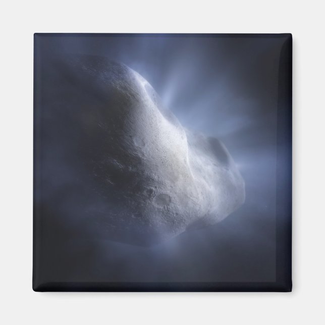 Illustrative Close-Up The Comet Tempel. Magnet (Front)