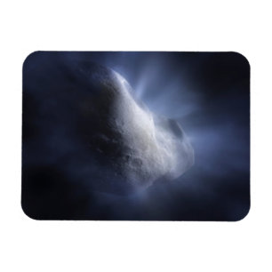 Illustrative Close-Up The Comet Tempel. Magnet