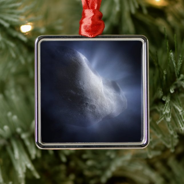 Illustrative Close-Up The Comet Tempel. Metal Tree Decoration (Tree)