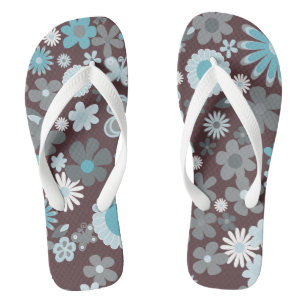 Illustrative Flowers Jandals