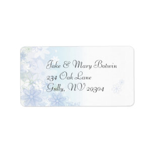 illustrative flowers label