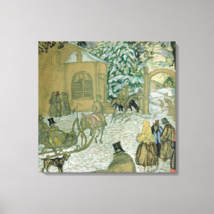 Illustraton for 'Dubrovsky', by Alexander Pushkin Canvas Print