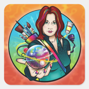 ILLUSTRIA SQUARE STICKER