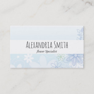 Illustrious Flowers   Elegant Business Card
