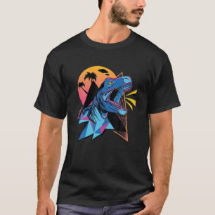 Illutration Dinosaur Space Speaker Make The Sounds T-Shirt