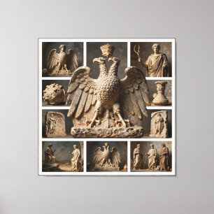 IllyrianAltarRelics-SacredEagleArtBundleII HERSYM  Canvas Print