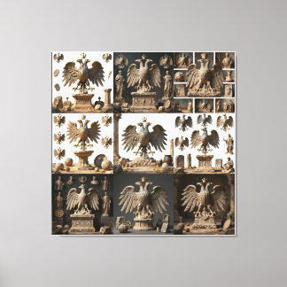 IllyrianAltarRelicsSacredEagleArtBundle IX HERSYM  Canvas Print