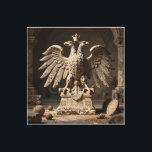 IllyrianAltarRelicsSacredEagleArtBundleVIIIHERSYM  Canvas Print<br><div class="desc">Step into the world of Ancient Illyrian Majesty. This exclusive Sacred Eagle Art Bundle (Part 1) features a double-headed eagle meticulously rendered in royal white marble with liquid gold accents. Inspired by ancient altar relics, this piece blends historical symbolism with modern Art Deco luxury. Exclusive digital art series by Ta-Bo...</div>
