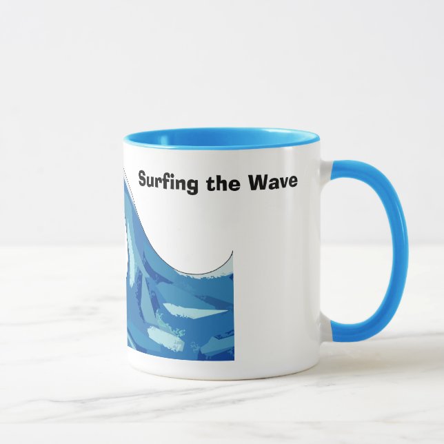 illysurfing, Surfing the Wave Mug (Right)