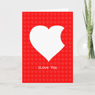 iLove You Card (red)