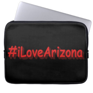 "#iLoveArizona " Cute Design. Buy Now Laptop Sleeve