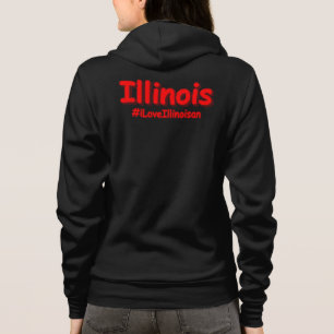"#iLoveIllinoisan " Cute Design. Buy Now Hoodie