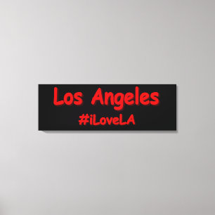 "#iLoveLA" Cute Design. Buy Now Canvas Print
