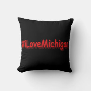 "#iLoveMichigan " Cute Design. Buy Now Cushion