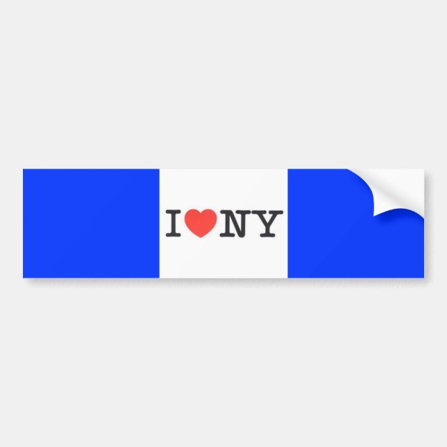 iloveny bumper sticker (Front)