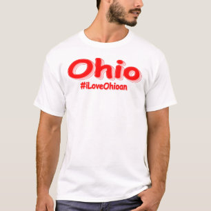 "#iLoveOhioan" Cute Design. Buy Now T-Shirt