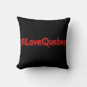 "#iLoveQuebec " Cute Design. Buy Now Cushion