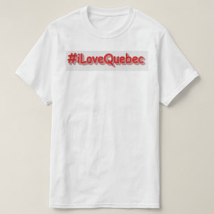 "#iLoveQuebec " Cute Design. Buy Now T-Shirt