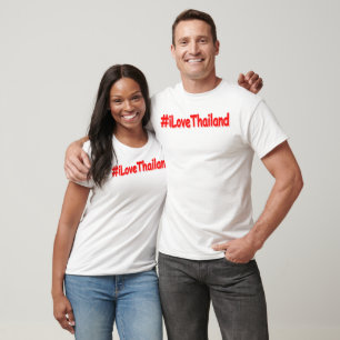 "#iLoveThailand" Cute Design. Buy Now T-Shirt