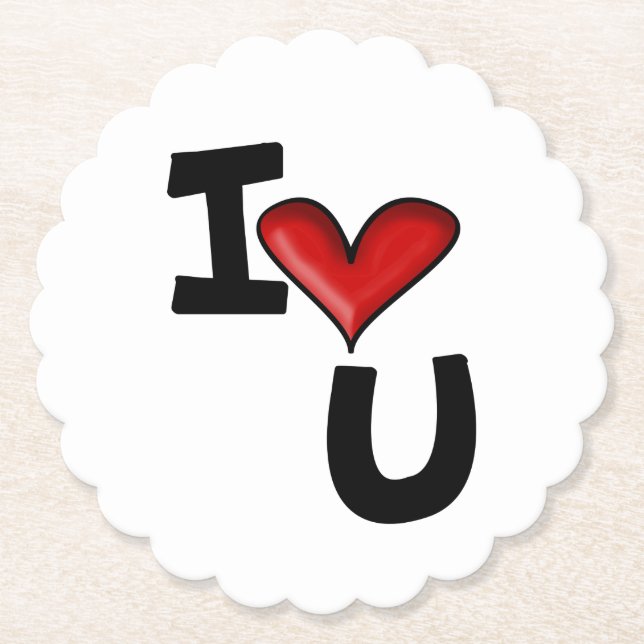ilovu   paper coaster (Front)