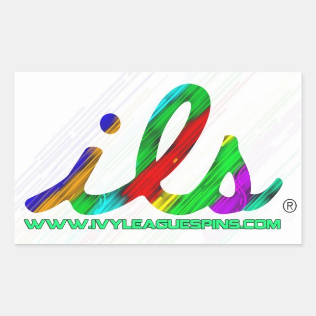 ils colour rectangular sticker (Front)