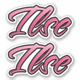 Ilse faded pink sticker Sticker Sticker Stickerset