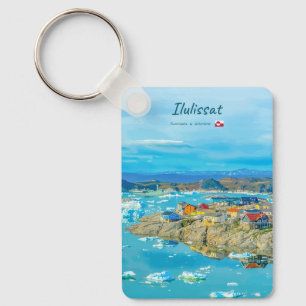 Ilulissat, Greenland - Iceberg Town Classic Key Ring