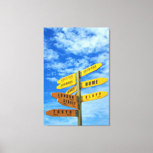 iLUV TRAVEL 32x48 Canvas Print