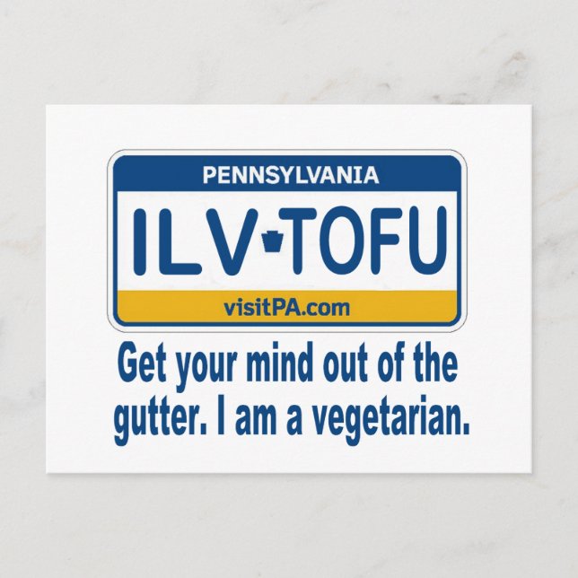 ILVTOFU PA POSTCARD (Front)