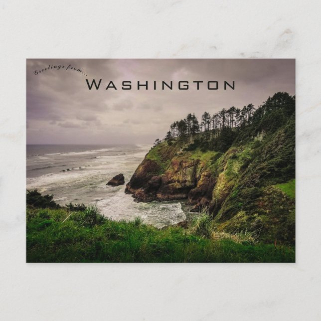 Ilwaco Washington Postcard (Front)