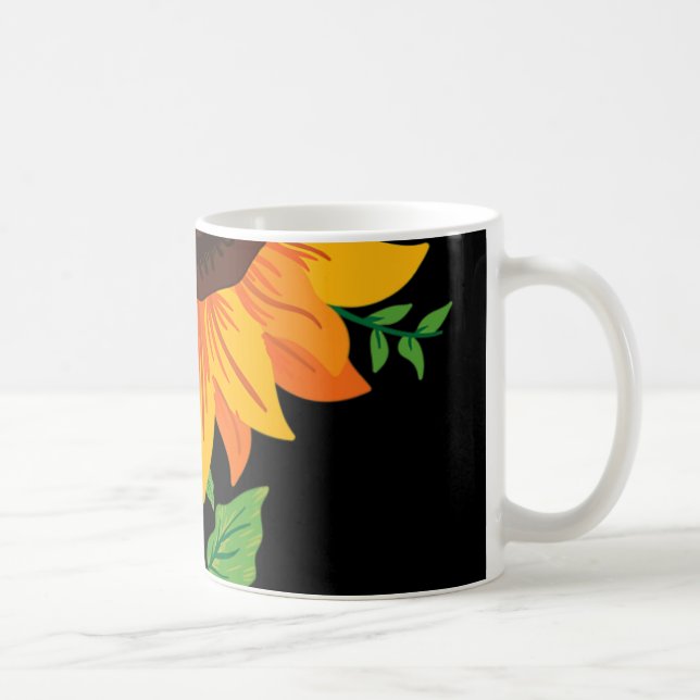 ILY ASL Hand Gesture Deaf Hearing Loss Awareness  Coffee Mug (Right)