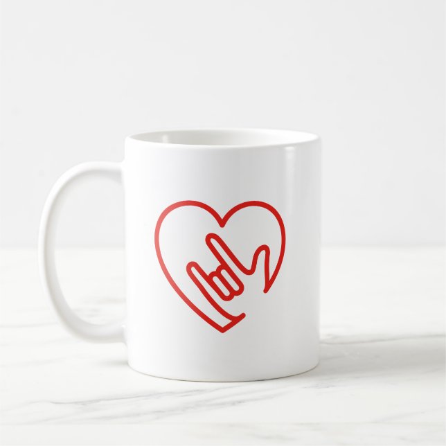 ILY, mom. Coffee Mug (Left)