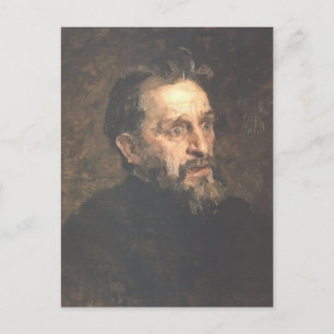 Ilya Repin- Portrait of painter Grigory Myasoyedov Postcard