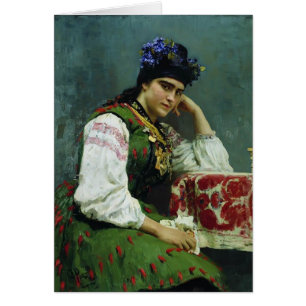 Ilya Repin- Portrait of Sophia Dragomirova
