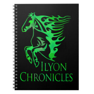 Ilyon Chronicles Green Horse Notebook (80 Pages)