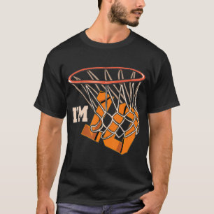 I'M 10 Basketball Theme Birthday Party Celebration T-Shirt