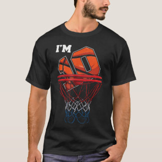 I'M 10 Years Old Basketball Net Ball Game Gift Bir T-Shirt
