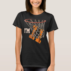 I'm 11 Basketball Theme Birthday Party Celebration T-Shirt
